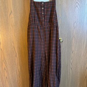 Cider Plaid Romper/Jumper